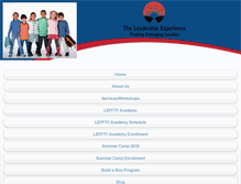 Tablet Screenshot of leadershipexperience.us